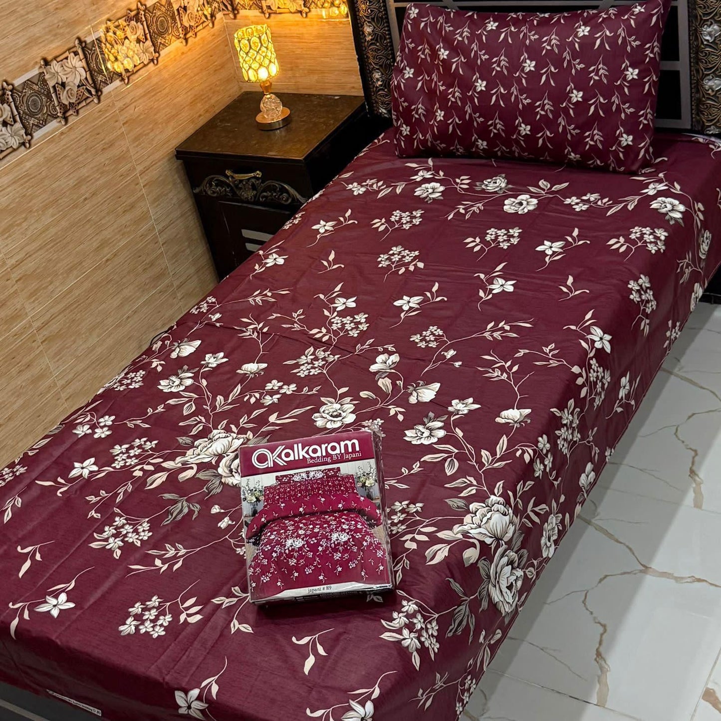 Cotton 4pc Single Pair Bedsheet AKS 501