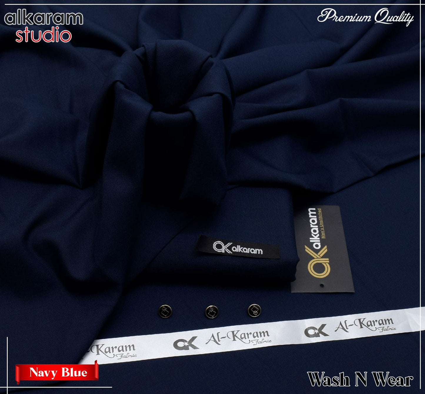 UNSTITCHED FOUR-SEASON WASH & WEAR AKS 181