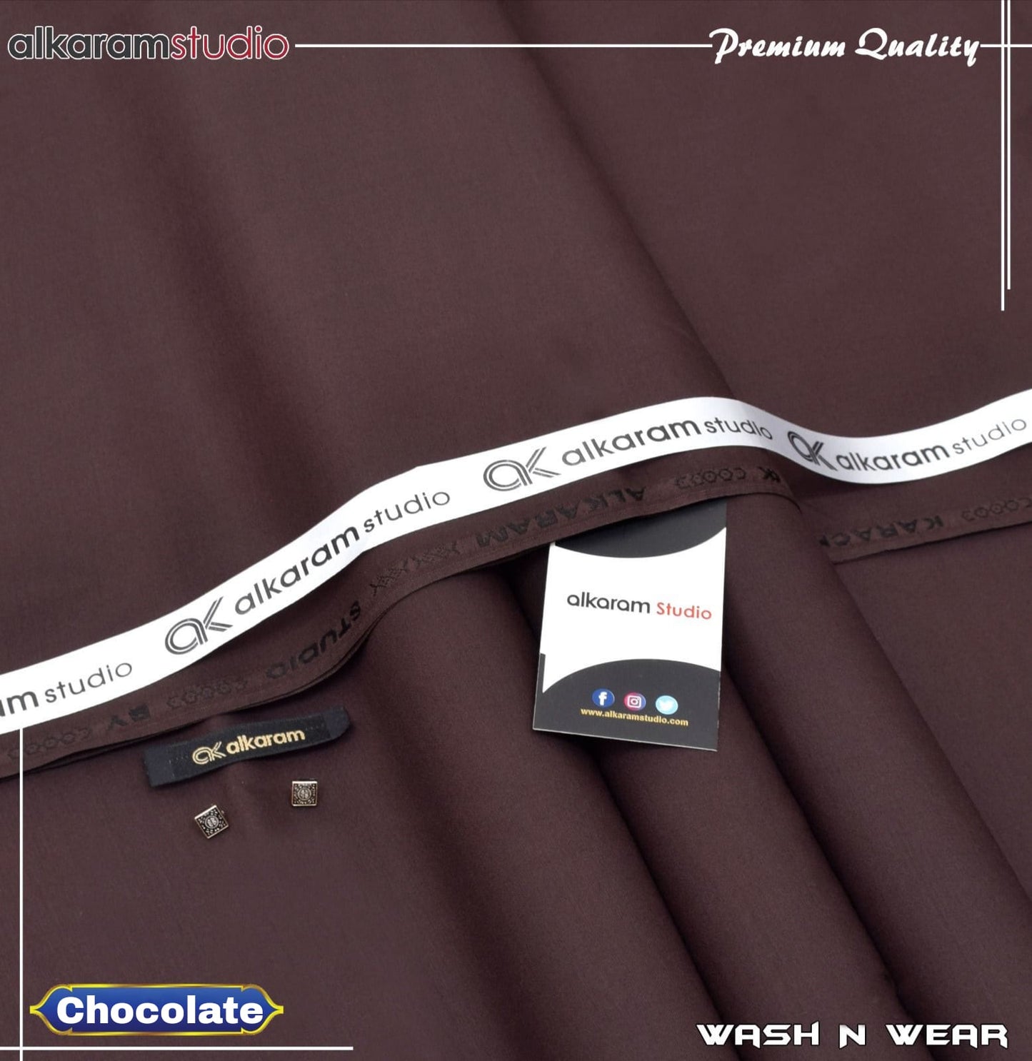 UNSTITCHED FOUR-SEASON WASH & WEAR AKS 166