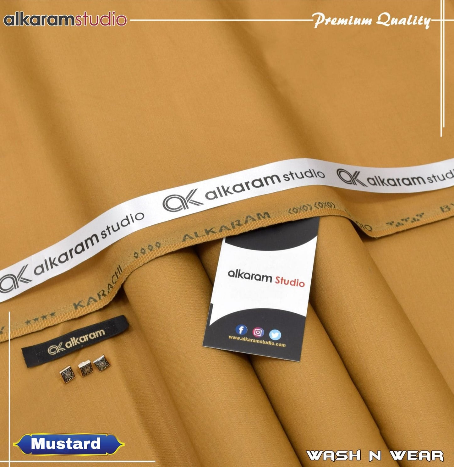 UNSTITCHED FOUR-SEASON WASH & WEAR AKS 165