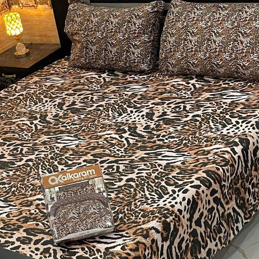 Alkaram 3pc King Size Bedsheet code 571