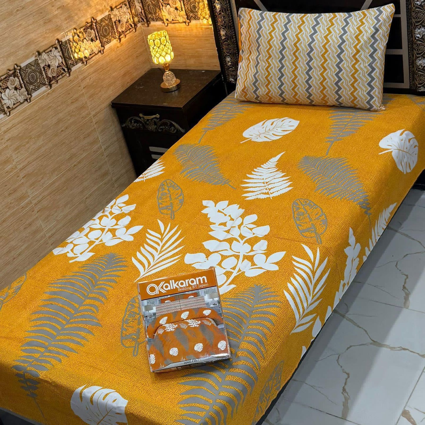 Alkaram 4pc Single Pair Bedsheet code 513