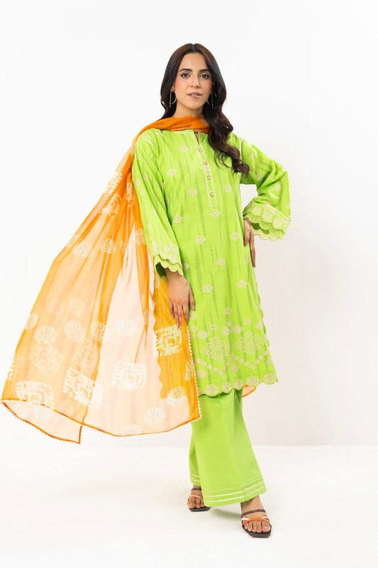 Unstitched 3-Piece Printed Lawn Suit