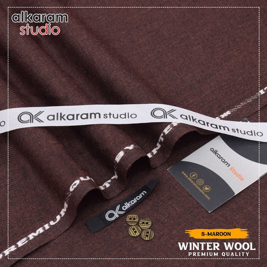 ALKARAM UNSTITCHED WINTER PASHMINA WOOL CODE 072
