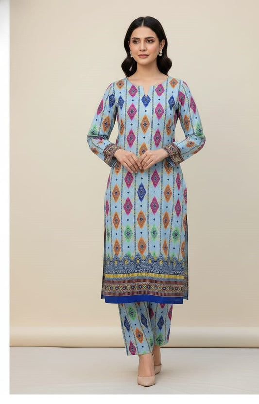 DIGITAL PRINTED KHDDAR 2 PCS