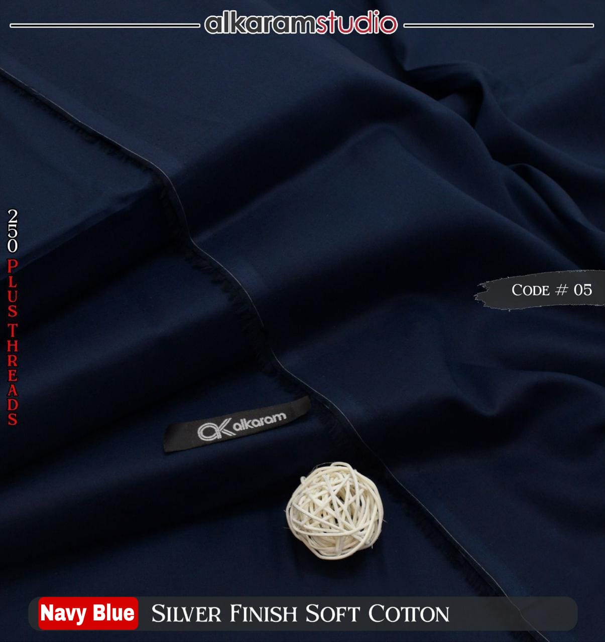 UNSTITCHED SUMMER SOFT COTTON AKS 119