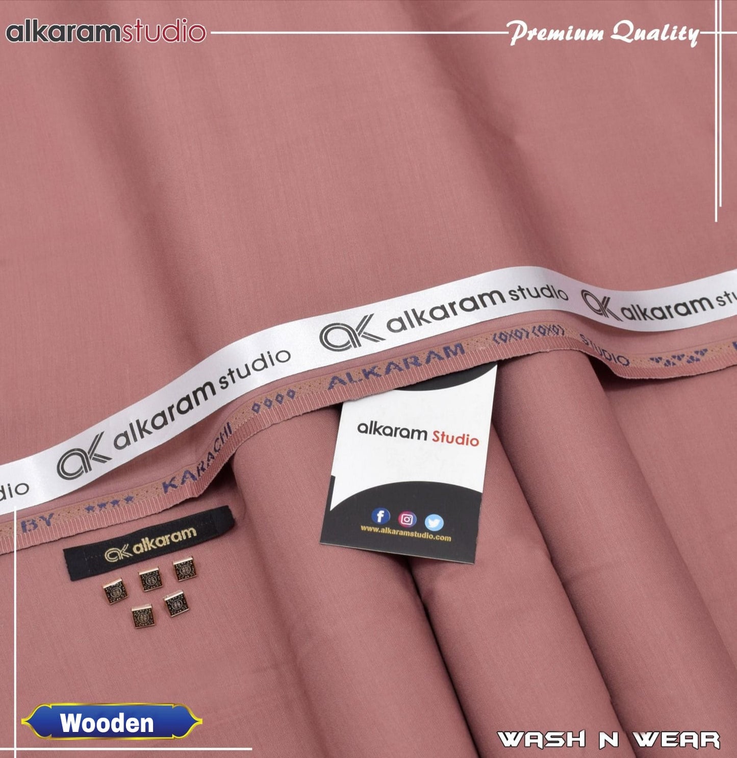 UNSTITCHED FOUR-SEASON WASH & WEAR AKS 152