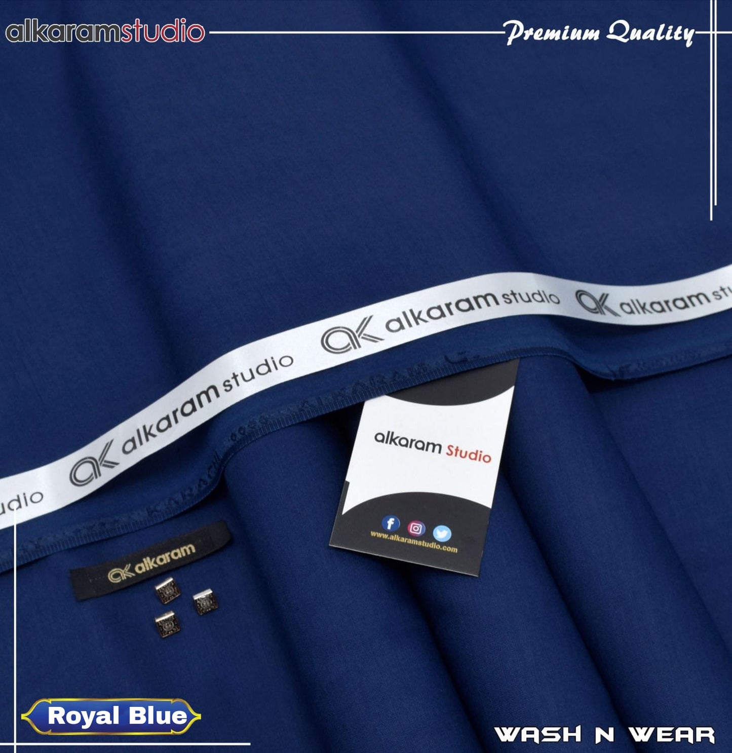 UNSTITCHED FOUR-SEASON WASH & WEAR AKS 154