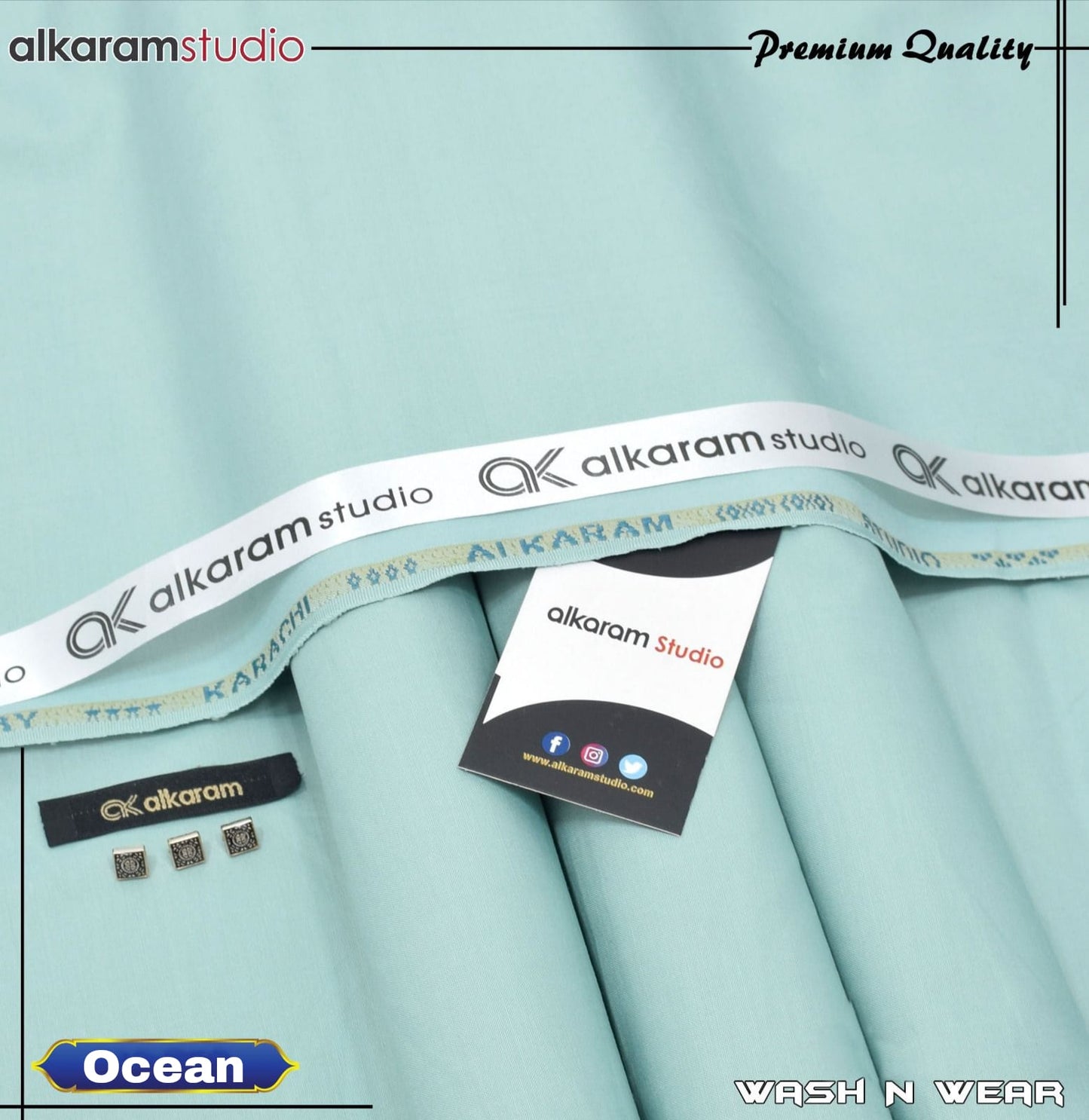 UNSTITCHED FOUR-SEASON WASH & WEAR AKS 157