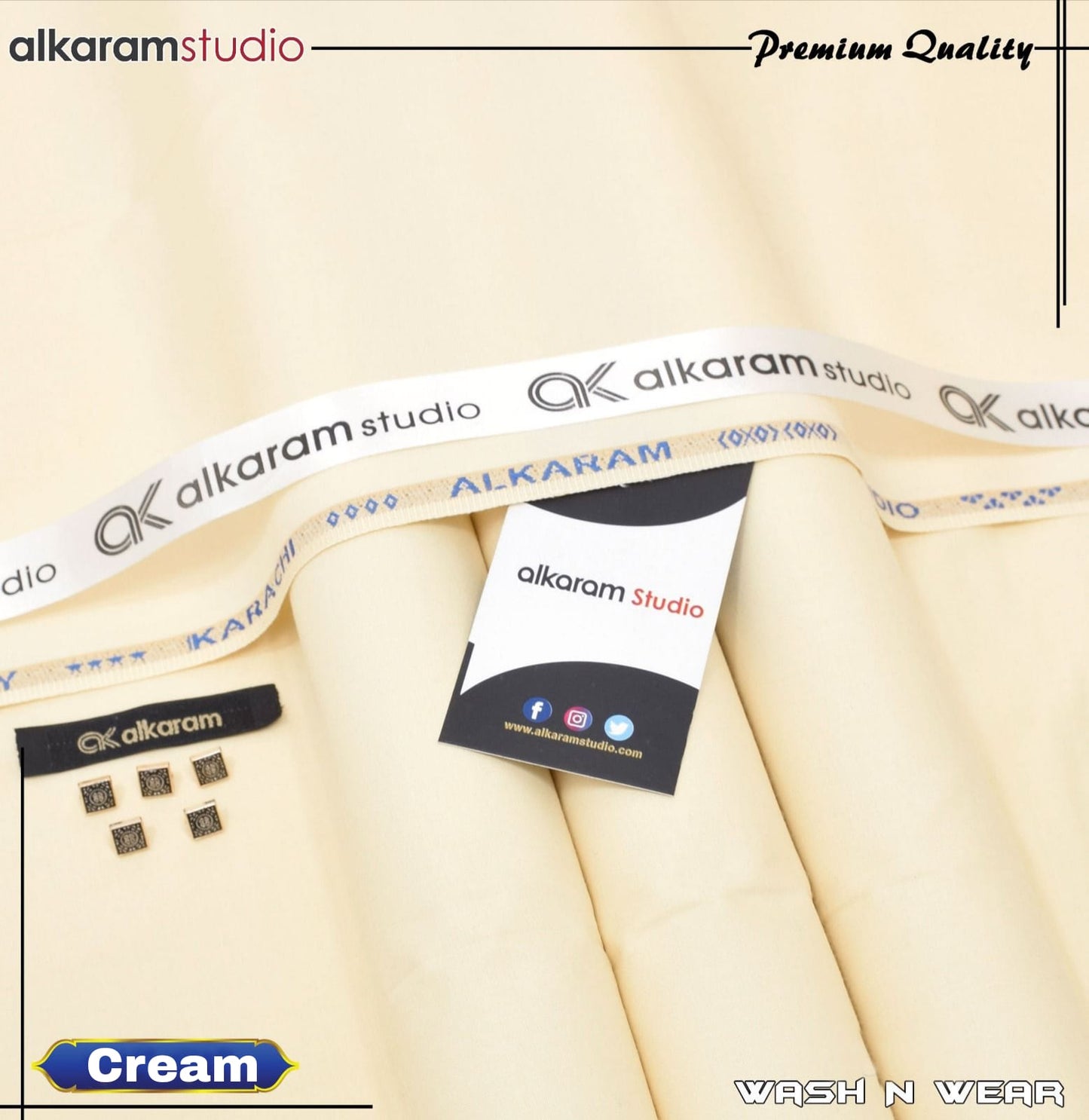 UNSTITCHED FOUR-SEASON WASH & WEAR AKS 159