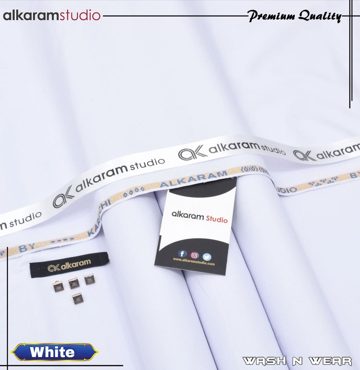 UNSTITCHED FOUR-SEASON WASH & WEAR AKS 161