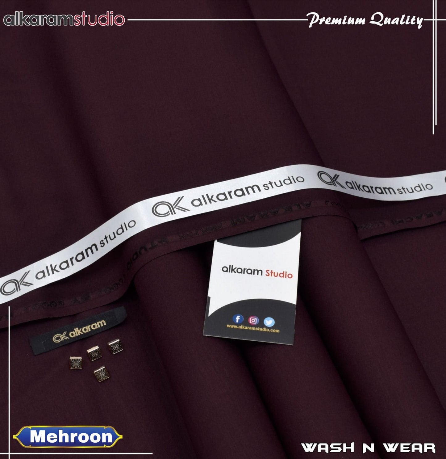 UNSTITCHED FOUR-SEASON WASH & WEAR AKS 164