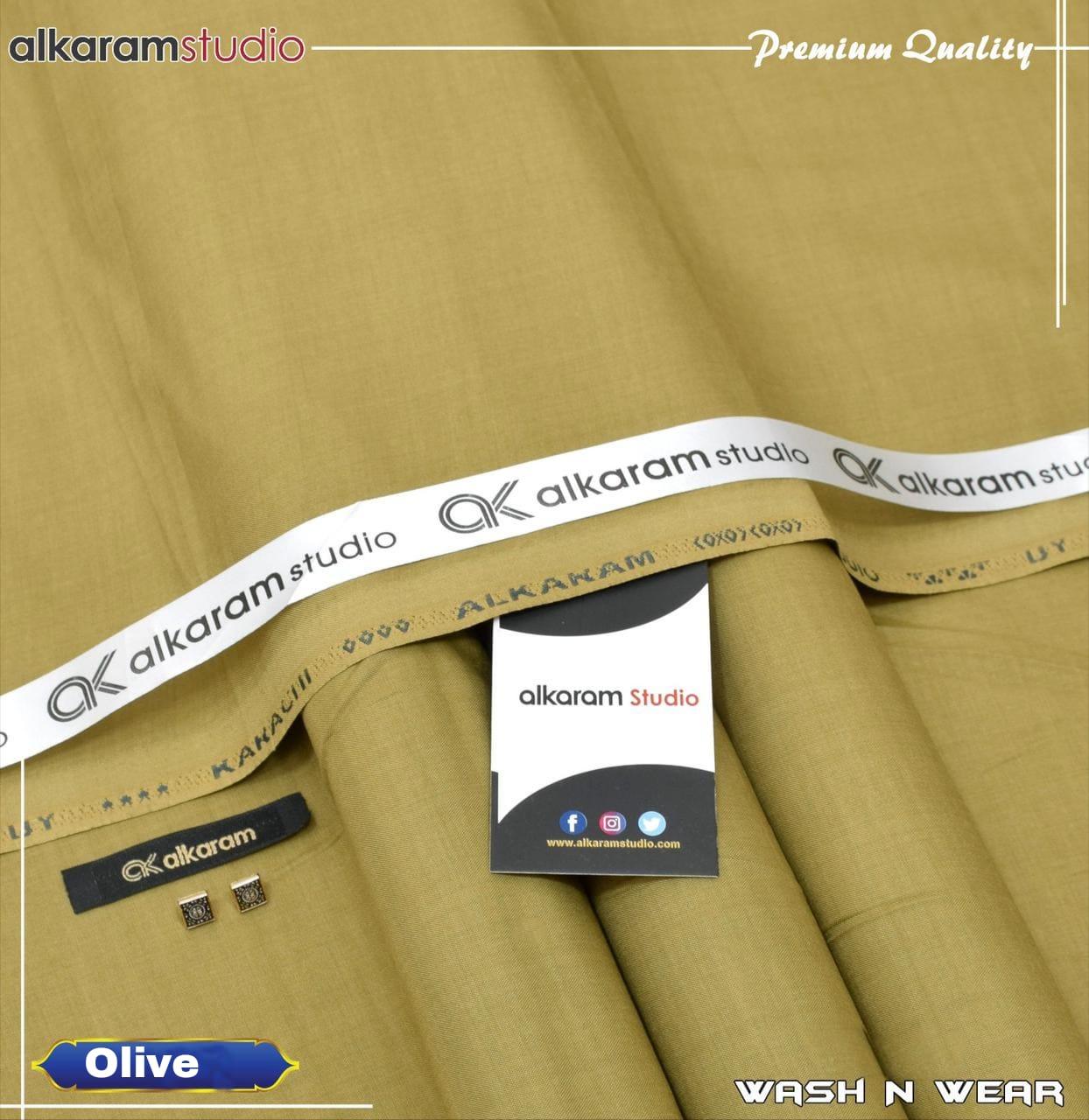 UNSTITCHED FOUR-SEASON WASH & WEAR AKS 163