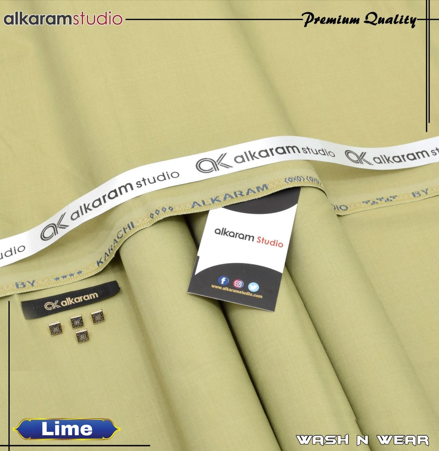 UNSTITCHED FOUR-SEASON WASH & WEAR AKS 167