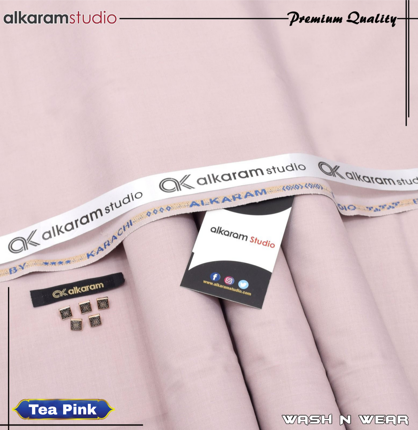 UNSTITCHED FOUR-SEASON WASH & WEAR AKS 156