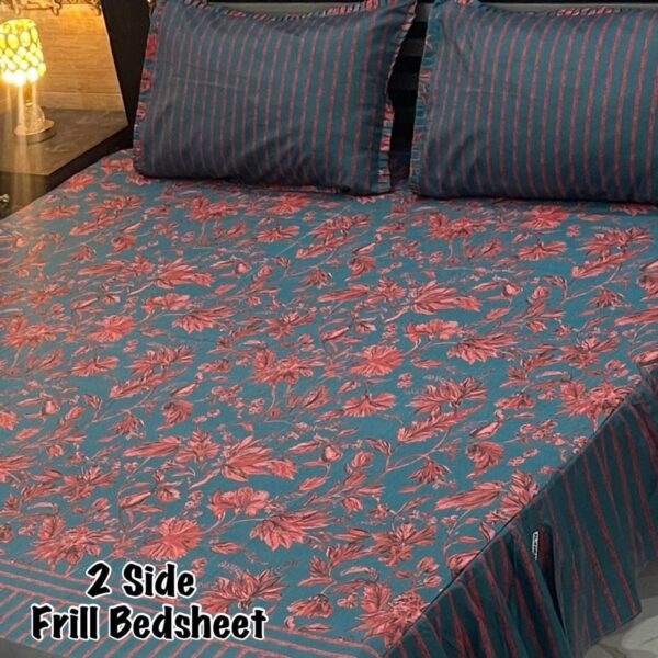 3 pcs  FRILL  BED sheet 44028