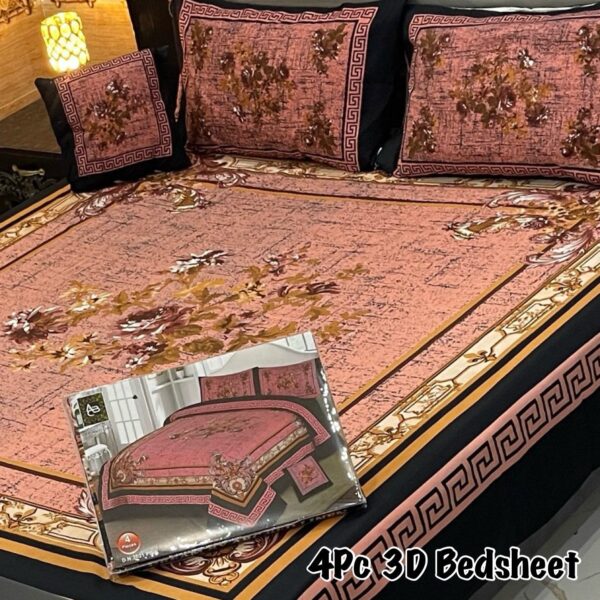 DESIGNER 3D Bed sheets 4 pcs 1136