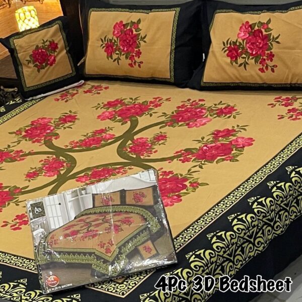 DESIGNER 3D Bed sheets 4 pcs 1133