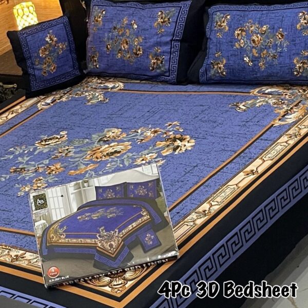 DESIGNER 3D Bed sheets 4 pcs 1132
