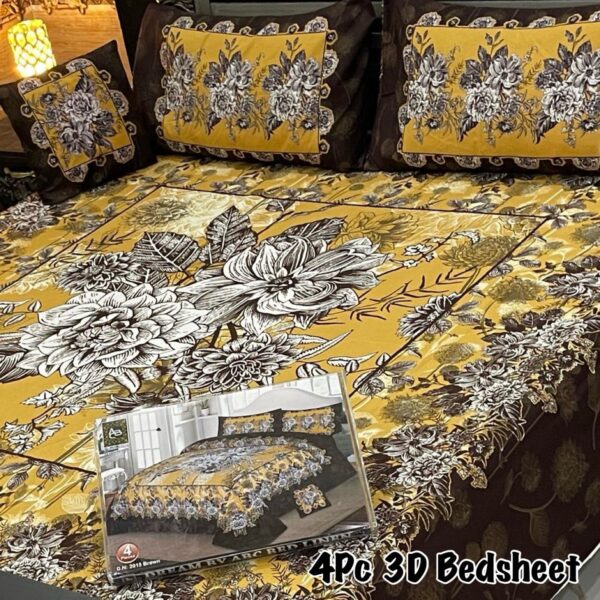 DESIGNER 3D Bed sheets 4 pcs 1130