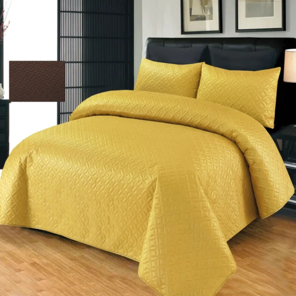 PREMIUM gold bed SPREADS 3 pcs 7705