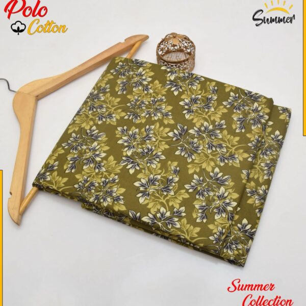 DIGITAL FLORAL PRINTED Micro Polo Cotton 2 Pcs Summer Collection 736