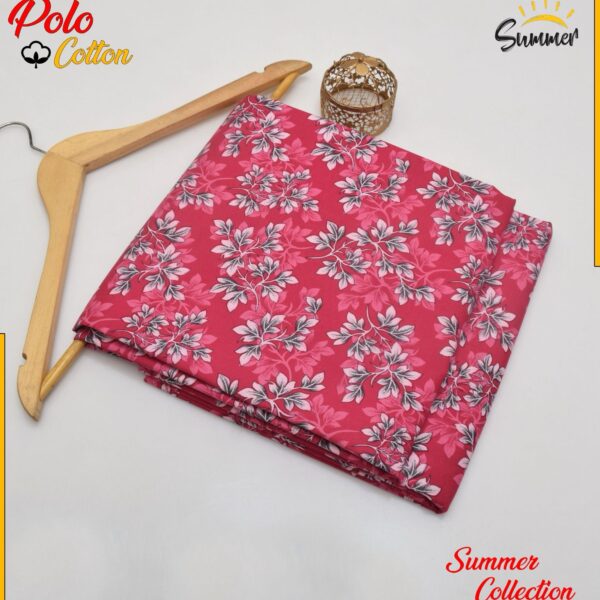 DIGITAL FLORAL PRINTED Micro Polo Cotton 2 Pcs Summer Collection 735