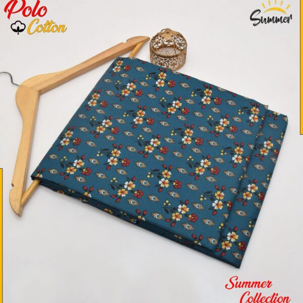 DIGITAL FLORAL PRINTED Micro Polo Cotton 2 Pcs Summer Collection 740