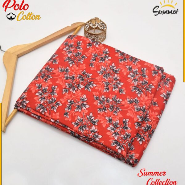 DIGITAL FLORAL PRINTED Micro Polo Cotton 2 Pcs Summer Collection 743