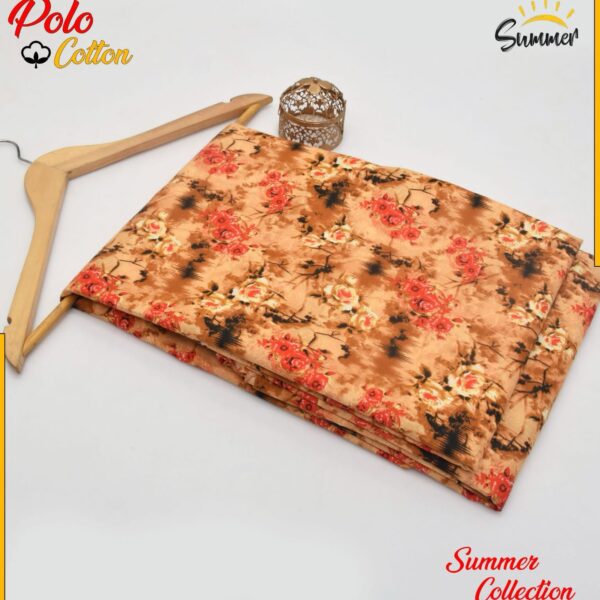 DIGITAL FLORAL PRINTED Micro Polo Cotton 2 Pcs Summer Collection 747