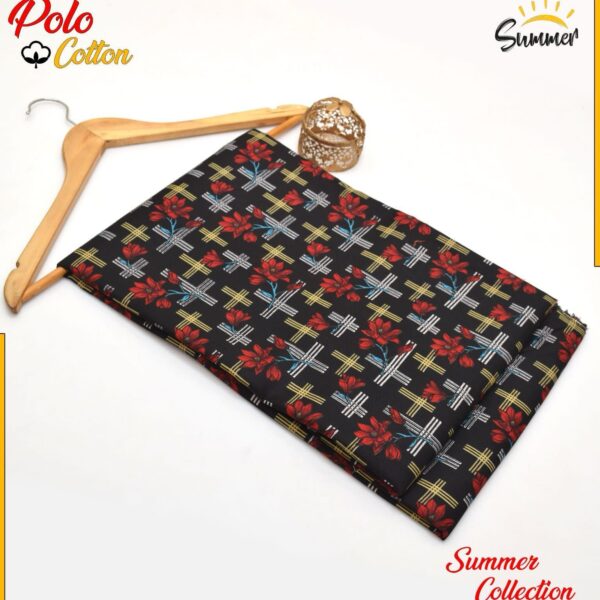 DIGITAL FLORAL PRINTED Micro Polo Cotton 2 Pcs Summer Collection 752