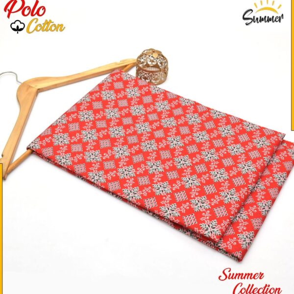 DIGITAL FLORAL PRINTED Micro Polo Cotton 2 Pcs Summer Collection 756