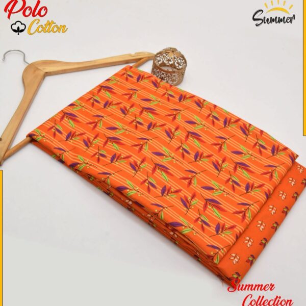 DIGITAL FLORAL PRINTED Micro Polo Cotton 2 Pcs Summer Collection 760