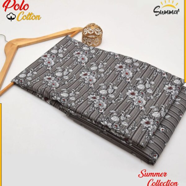 DIGITAL FLORAL PRINTED Micro Polo Cotton 2 Pcs Summer Collection 761