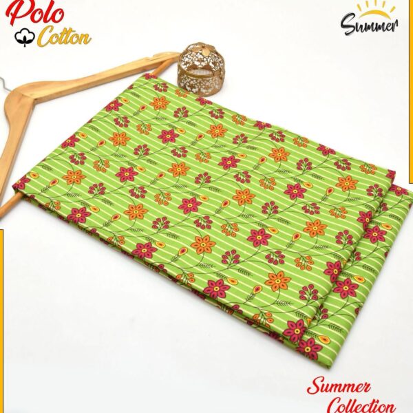 DIGITAL FLORAL PRINTED Micro Polo Cotton 2 Pcs Summer Collection 759