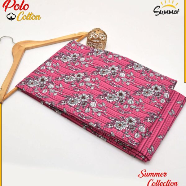 DIGITAL FLORAL PRINTED Micro Polo Cotton 2 Pcs Summer Collection 762