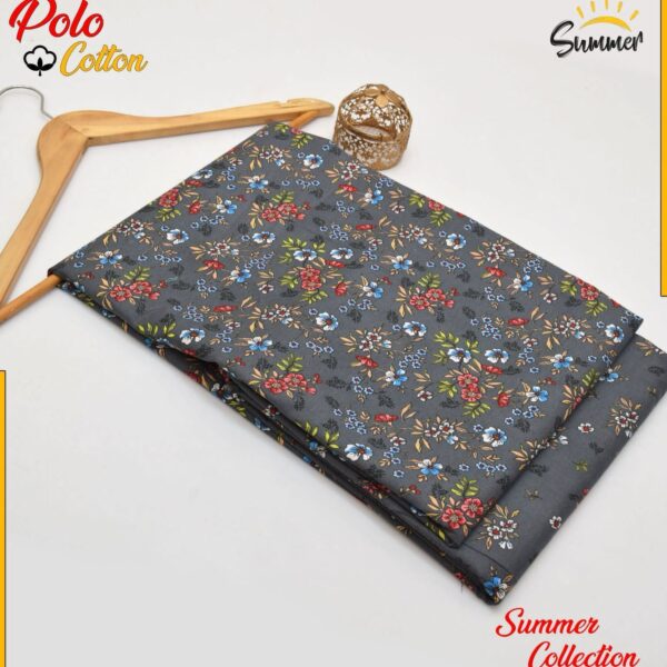 DIGITAL FLORAL PRINTED Micro Polo Cotton 2 Pcs Summer Collection 766