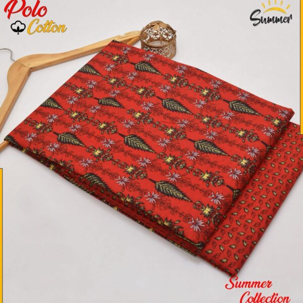 DIGITAL FLORAL PRINTED Micro Polo Cotton 2 Pcs Summer Collection 770