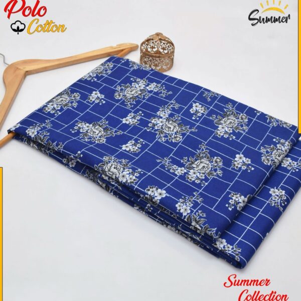 DIGITAL FLORAL PRINTED Micro Polo Cotton 2 Pcs Summer Collection 772