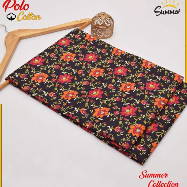 DIGITAL FLORAL PRINTED Micro Polo Cotton 2 Pcs Summer Collection 778