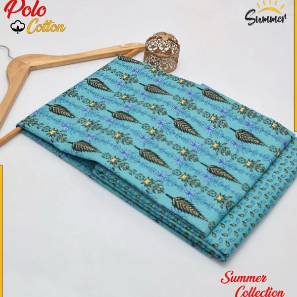 DIGITAL FLORAL PRINTED Micro Polo Cotton 2 Pcs Summer Collection 776