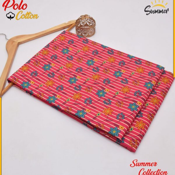 DIGITAL FLORAL PRINTED Micro Polo Cotton 2 Pcs Summer Collection 781