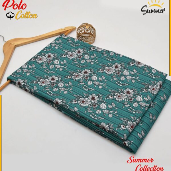 DIGITAL FLORAL PRINTED Micro Polo Cotton 2 Pcs Summer Collection 784