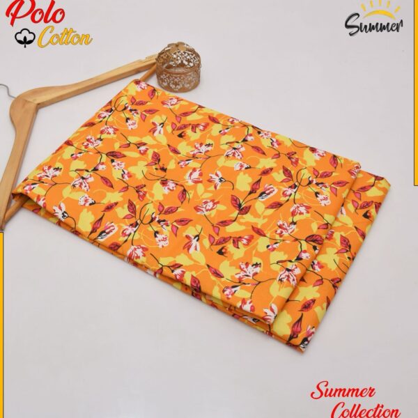 DIGITAL FLORAL PRINTED Micro Polo Cotton 2 Pcs Summer Collection 782