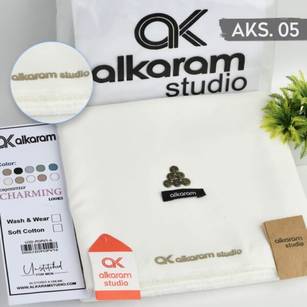 Alkaram Gent’s Unstitched Summer Wash & Wear 10