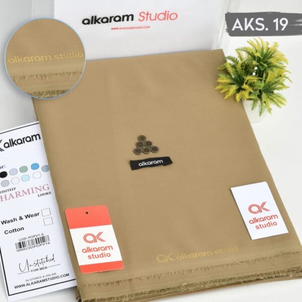 Alkaram Gent’s Unstitched Summer Wash & Wear 08